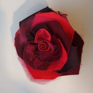 Red Rose Pin